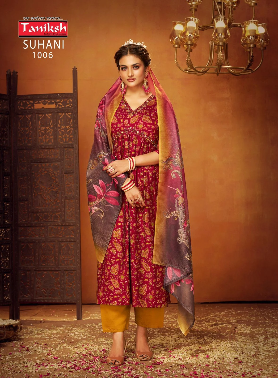 Taniksh Suhani Vol 1 Muslin Print Wholesale Readymade Salwar Suit Catalog — Wholesale Salwar Suits, MPA wholesale from Surat - Gallery Image 3